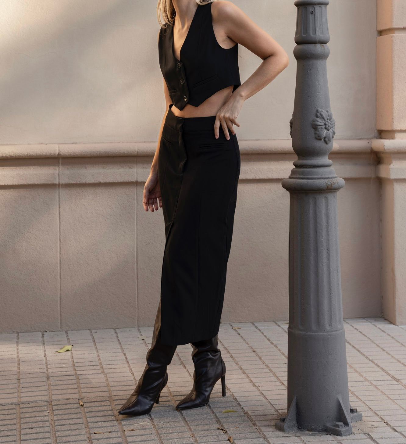 Saia Lili com abertura